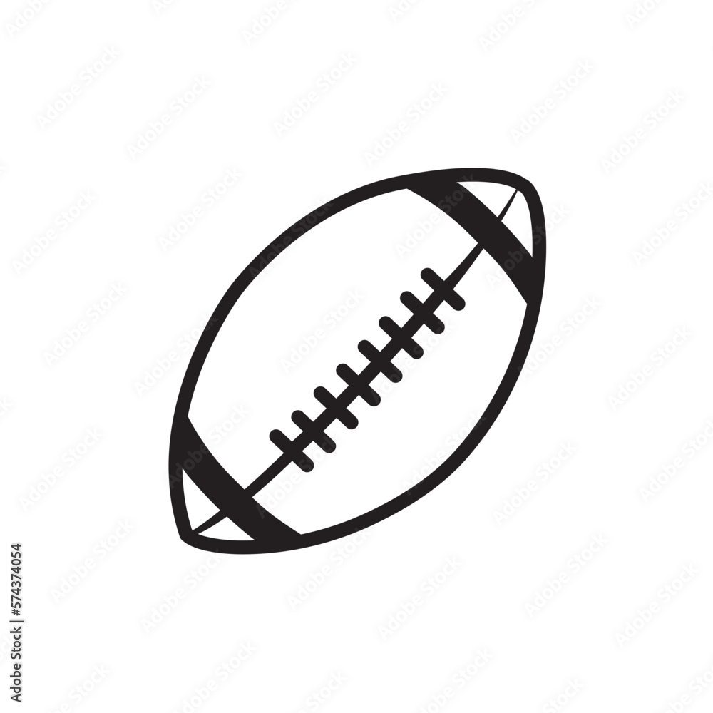 american football icon design vector template american football icon design vector template