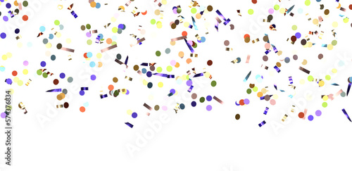 silver confetti explosion festive background