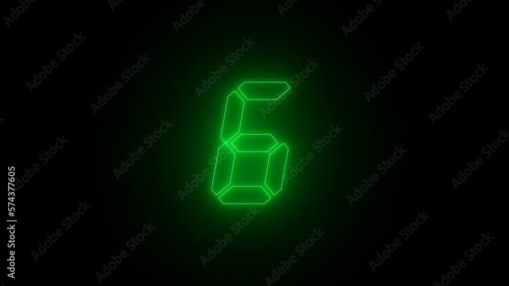 Digital countdown ,ten second minute counter. o to 10 count second waiting. Digital countdown ,ten second minute counter. o to 10 count second waiting.