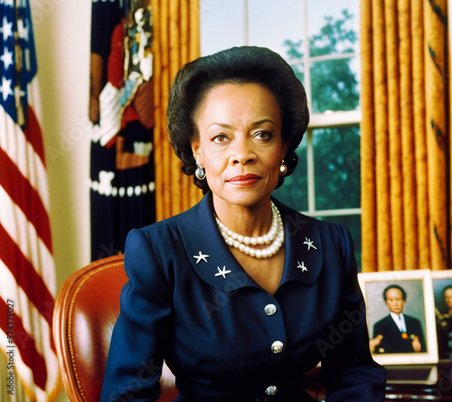 A black woman, president of the USA - generative ai