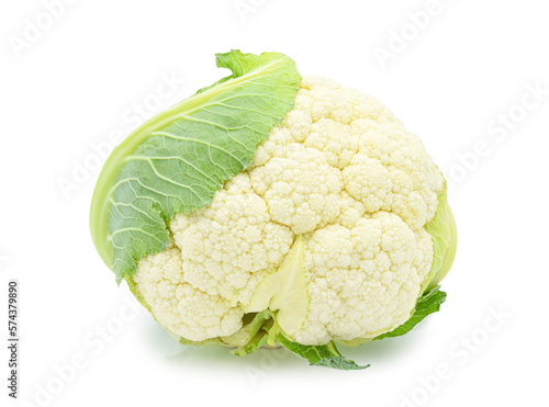 Cauliflower isolated on transparent background. PNG