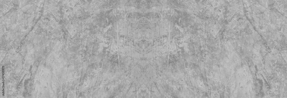 Fototapeta premium Old wall panorama texture cement dirty gray with black background abstract grey and silver color design are light with white background.