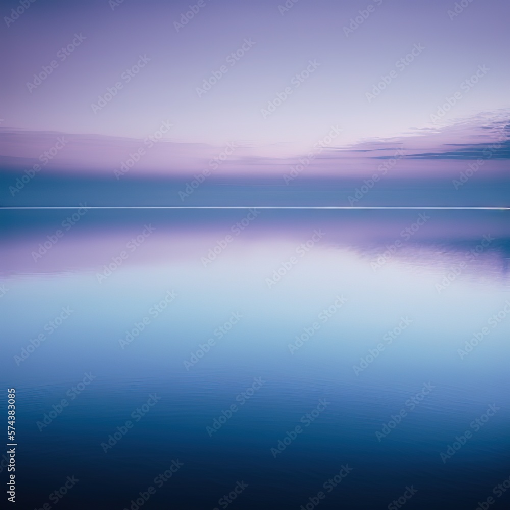 Obraz premium calm sea in the evening
