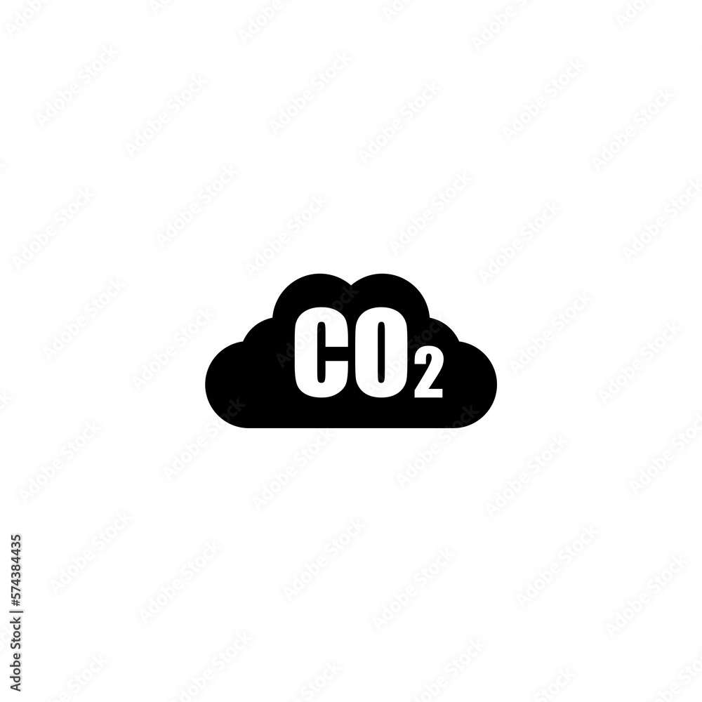 Emissions co2 esg glyph icon isolated on white background. Emissions co2 esg glyph icon isolated on white background.