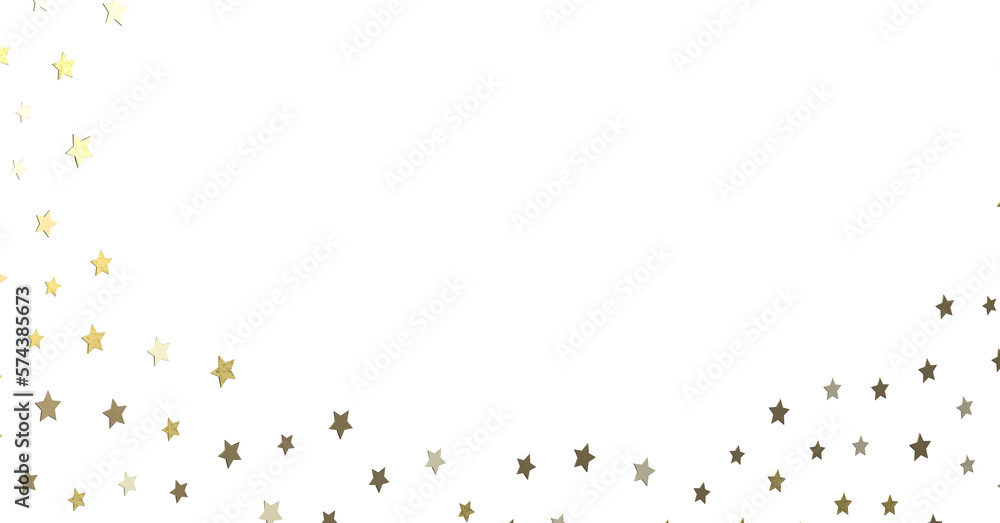 A gray whirlwind of golden snowflakes and stars. New A gray whirlwind of golden snowflakes and stars. New