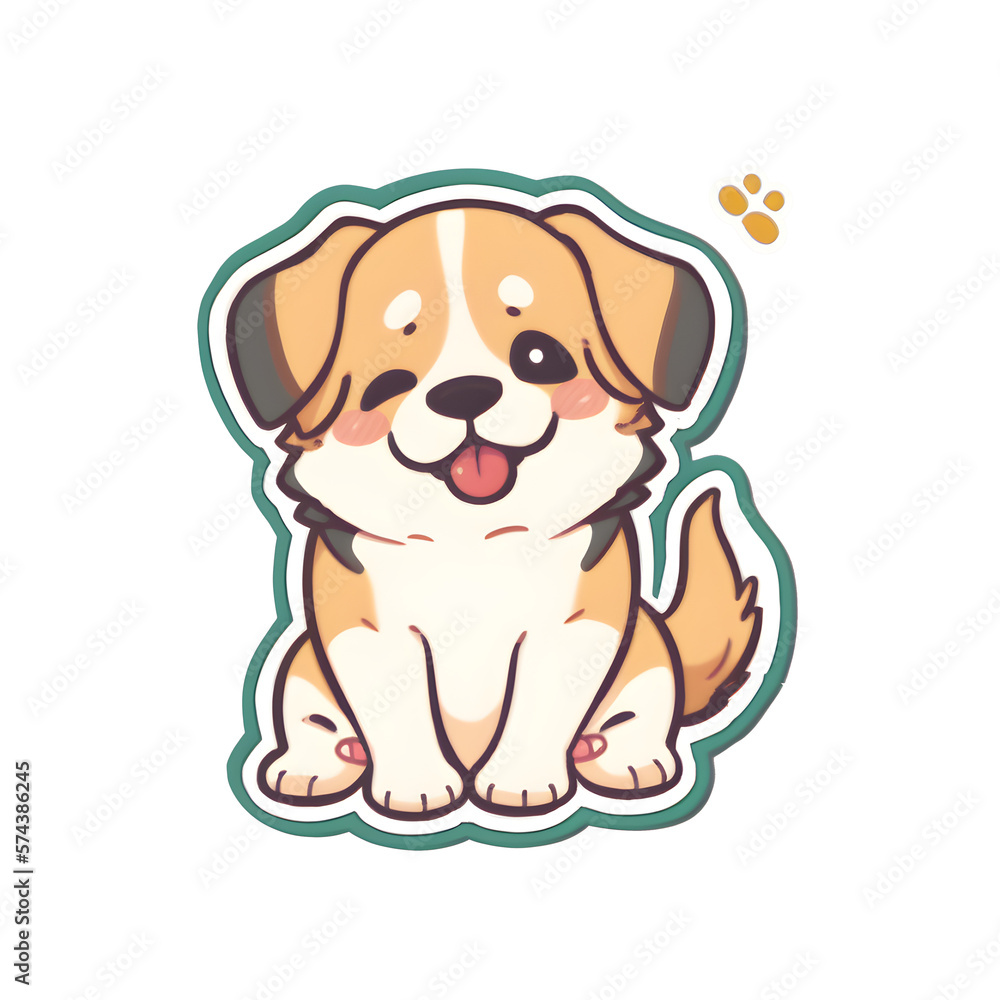 lovely cute puppy sticker lovely cute puppy sticker