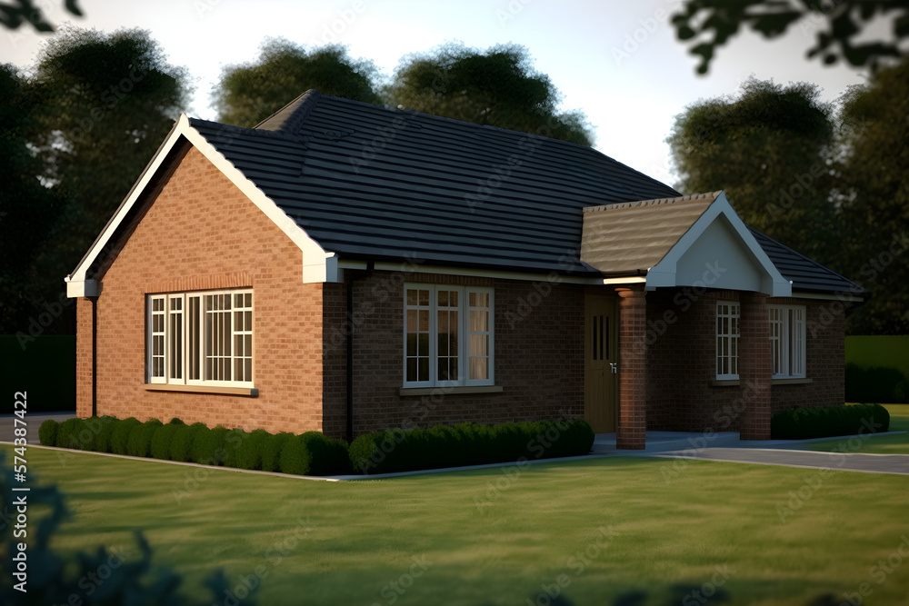 house in the garden, Created with Generative AI house in the garden, Created with Generative AI