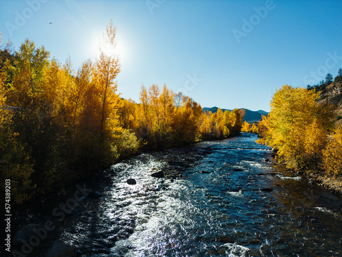 river in autumn