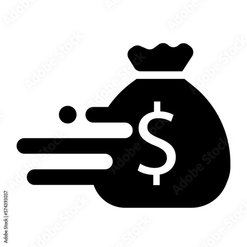 quick and easy loan, fast money providence, business and finance services, timely payment, financial solution, vector icon