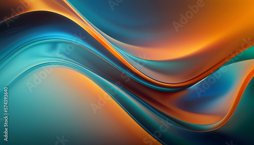 Abstract glassy gradients background  digital art graphic design iridescent glassy gradient texture. colorful rainbow wallpaper background