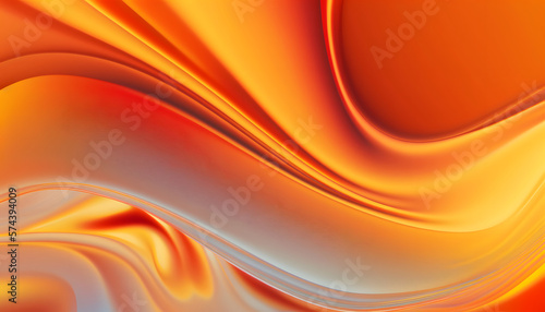 Vibrant Abstract Artwork in Orange, Teal, and Blue Hues with Light Refractions