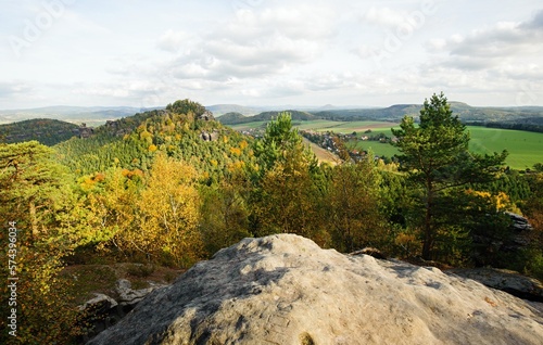 Autumn colorful landscape