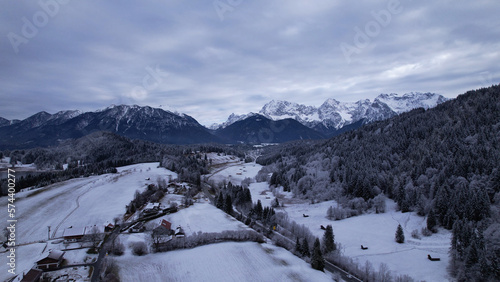 The Karwendel mountains, the largest mountain range of the Northern Limestone Alps, near Garmisch-Partenkirchen and Mittenwald, Krun, Bavaria, Germany. © An Instant of Time