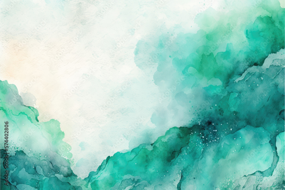 Fototapeta premium Abstract colorful painted Watercolor Background generative ai