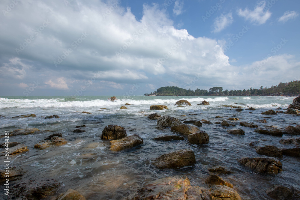 beautiful seascape at Sichon Beach Nakhon Si Thammarat, thailand beautiful seascape at Sichon Beach Nakhon Si Thammarat, thailand