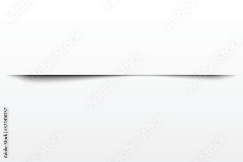 Shadow effect. Realistic blurred edges shadow of isolated template. Rectangular val drop shadow for any vector objects