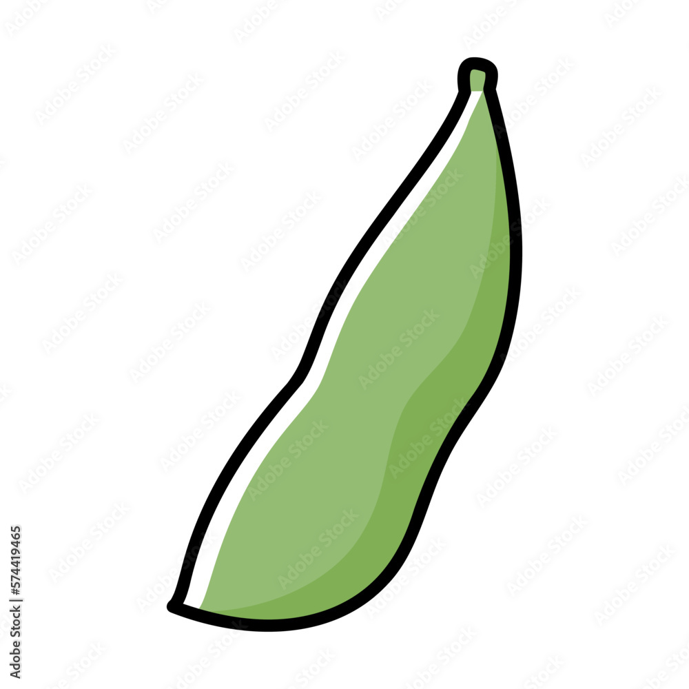 太い線で描かれたカットイラスト / 小さいえだ豆 太い線で描かれたカットイラスト / 小さいえだ豆