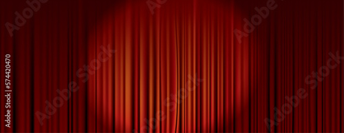 spot on wide curtain