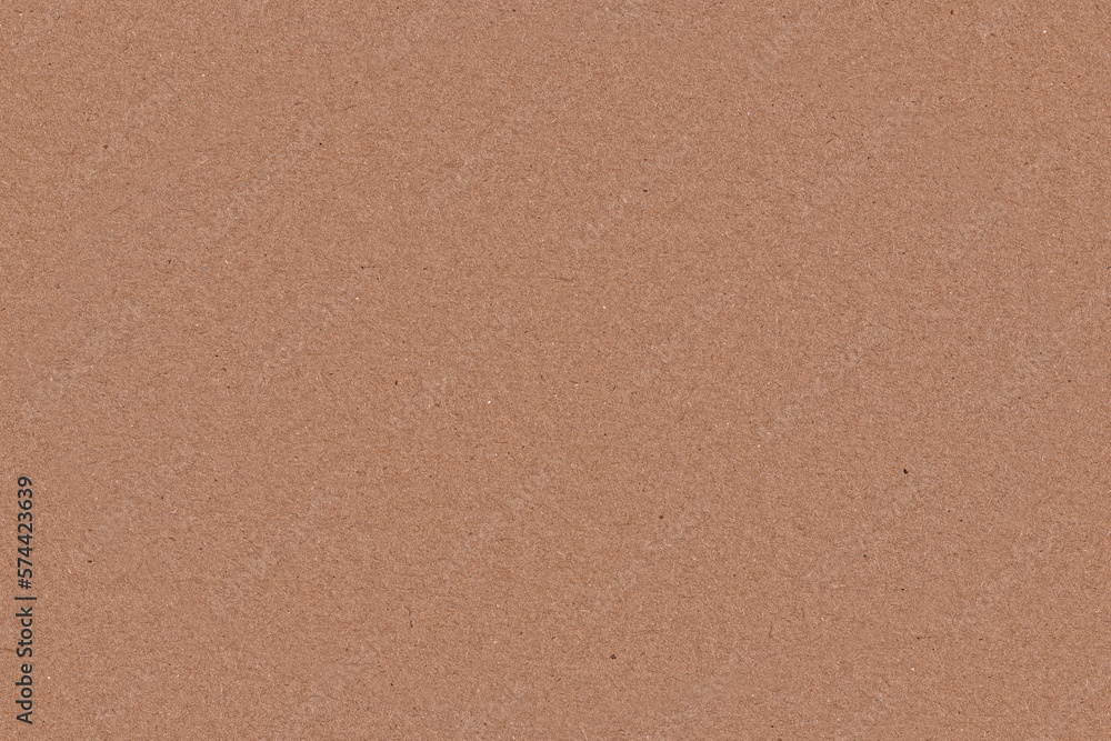 Fototapeta premium Light brown smooth recycled cardboard kraft paper, seamless tileable texture, image width 20cm