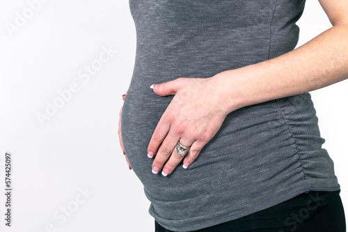 Stomach of a Pregnant Woman