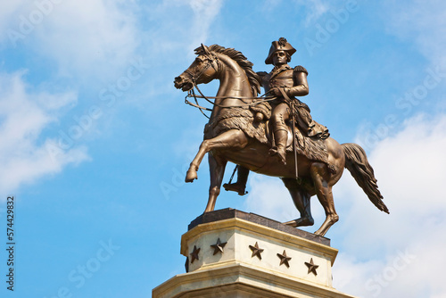 Canvas Print The George Washington Equestrian Monument