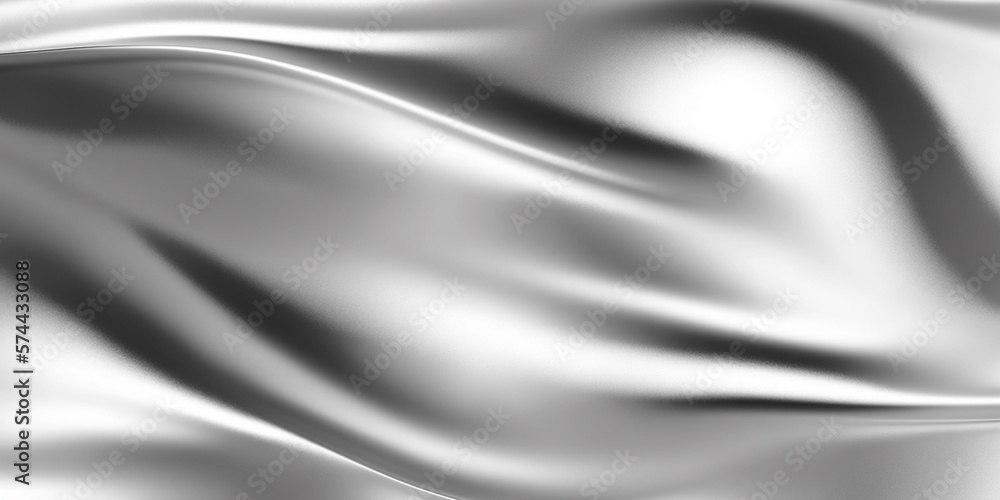 Edler Aluminium Silber Hintergrund mit sichtbarer Struktur. ai generativ