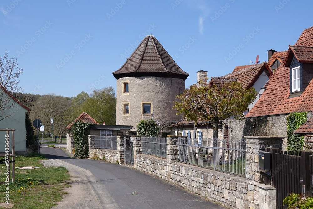 Befestigungsturm in der Turmstrasse in Schwarzach Befestigungsturm in der Turmstrasse in Schwarzach