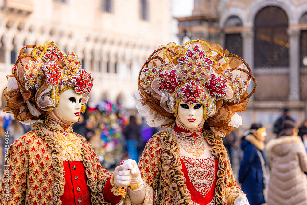 Karneval  in Venedig  Italien