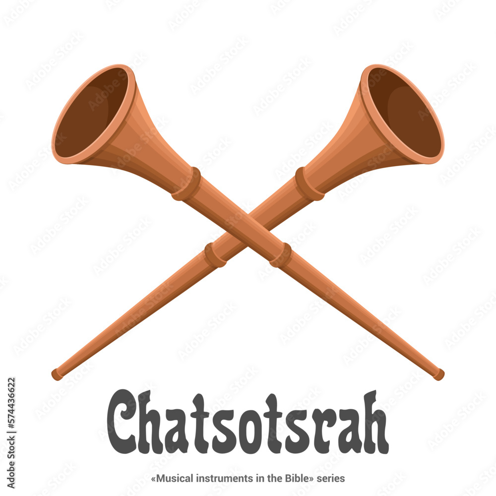 Musical Instruments in the Bible Series. CHATSOTSRAH was similar to the shofar but made of metal