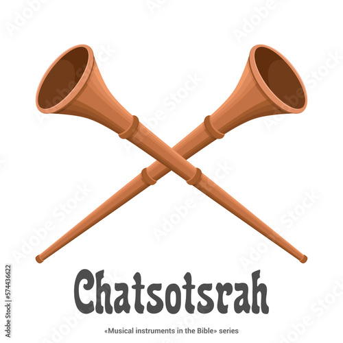 Musical Instruments in the Bible Series. CHATSOTSRAH was similar to the shofar but made of metal, often silver