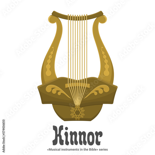 Musical Instruments in the Bible Series. KINNOR is an ancient Hebrew lyre, the musical instrument of King David.