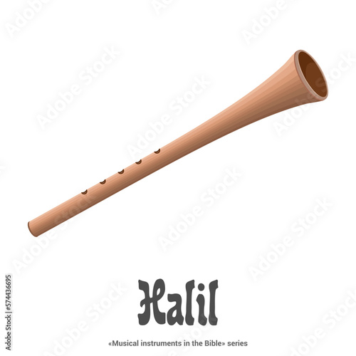 Musical Instruments in the Bible Series. HALIL - An ancient Jewish flute-like musical instrument used in worship.