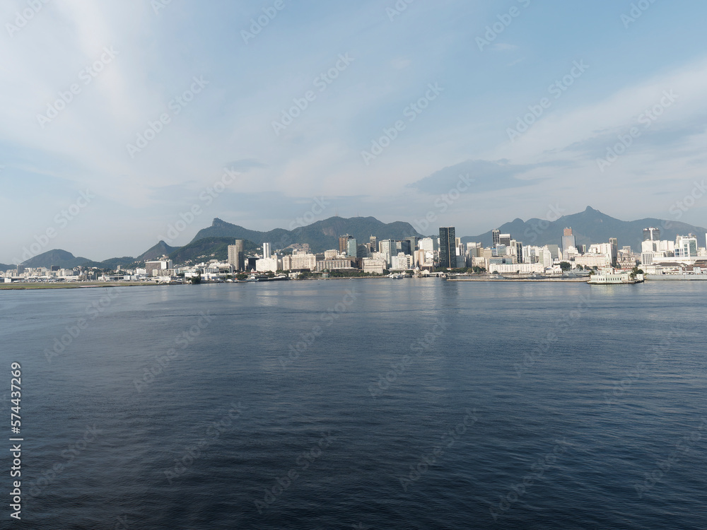 Brazil. Rio de Janeiro. General view of the city. Rio de Janeiro is a splendor of bright colors and a perpetual carnival, the ocean and endless sun.