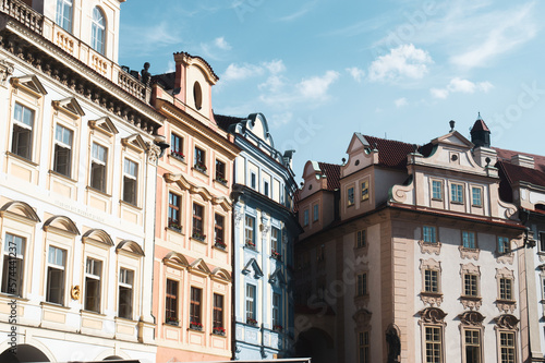 Buildings in Prague City (Czech Republic, Europe)