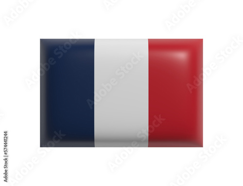 Free Download Flag of France isolated. French flag. Cartoon design icon. 3d rendering. PNG with transparent background - GFXLoad