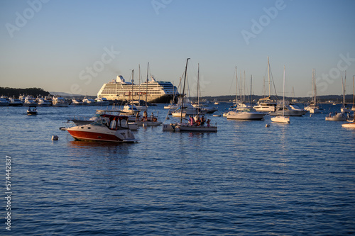 Barcos na marina de Punta de Leste, Uruguay