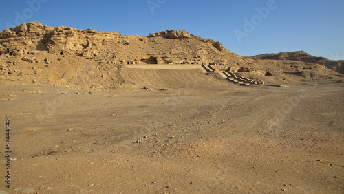 Archeological site Elkab  Egypt  Africa 