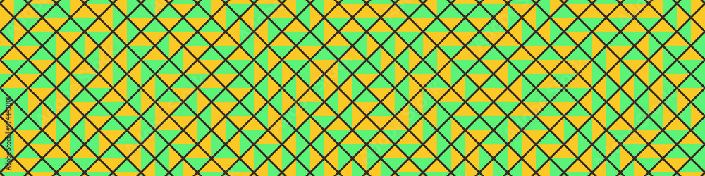 Fototapeta premium Color Rhombus tile tessellation pattern illustration