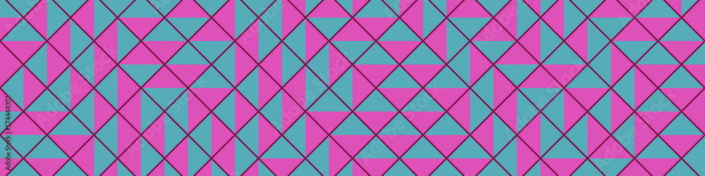 Obraz premium Color Rhombus tile tessellation pattern illustration