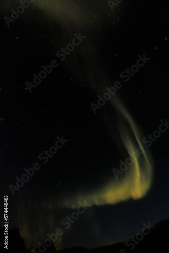 Northern lights / Aurora at night in Norway