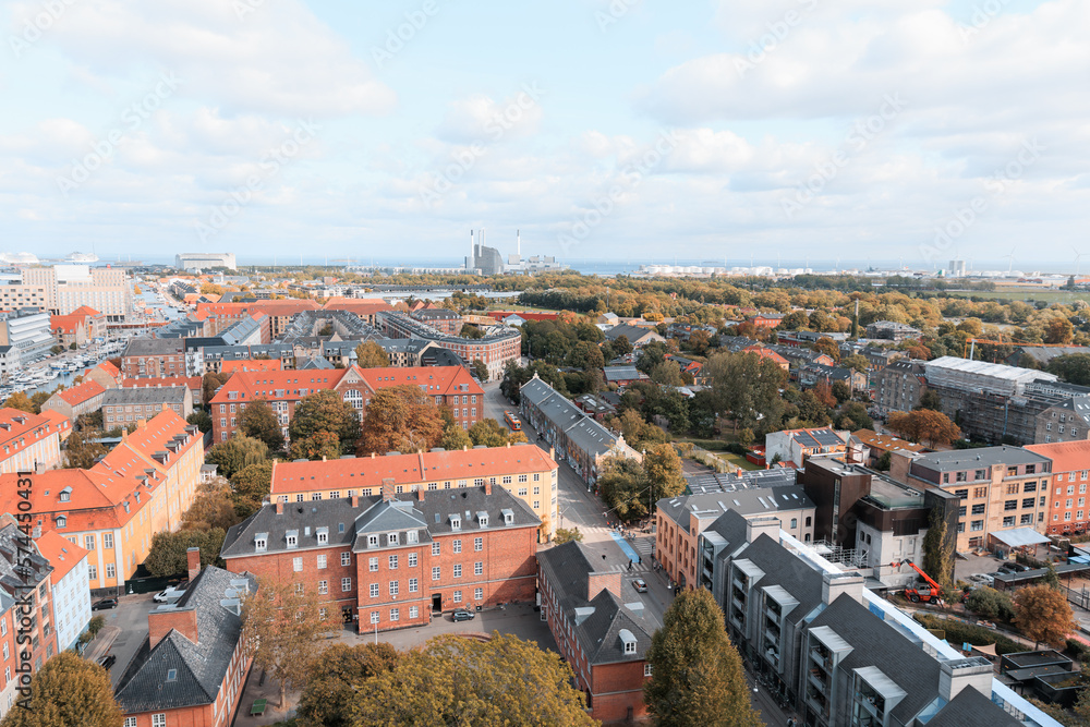 View over Copenhagen, Denmark