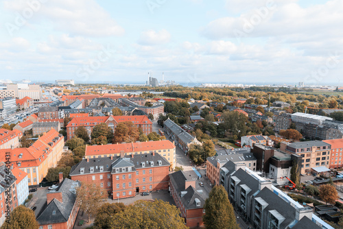Obraz na płótnie View over Copenhagen, Denmark w salonie
