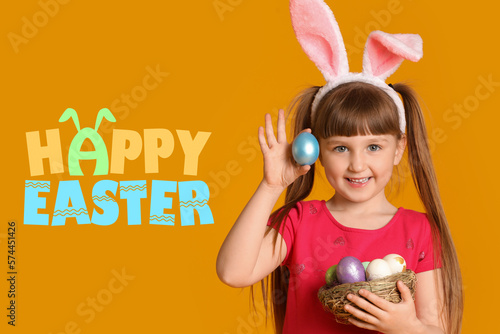 Easter greeting card with l...