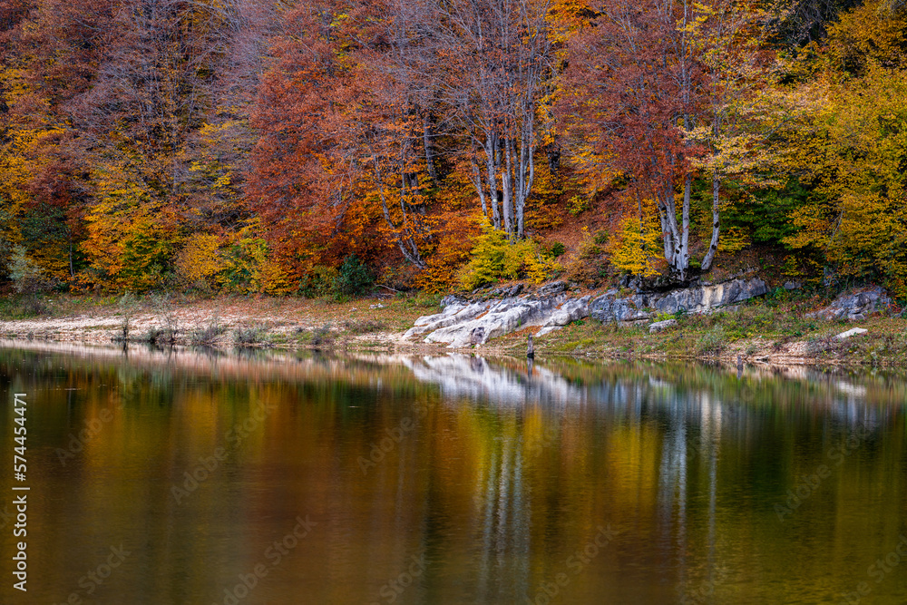 Fototapeta premium Autumn views in the mountains