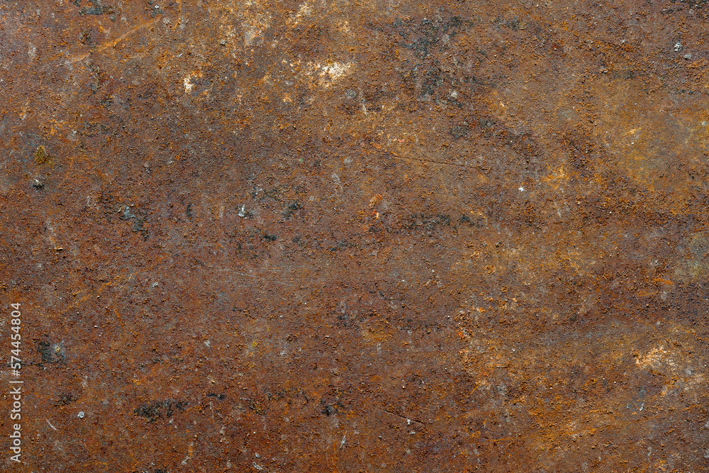 Grunge rusty metal background or texture with scratches and cracks, closeup, top view Grunge rusty metal background or texture with scratches and cracks, closeup, top view