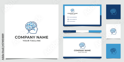 Brain Tree Simple Logo Design 3
