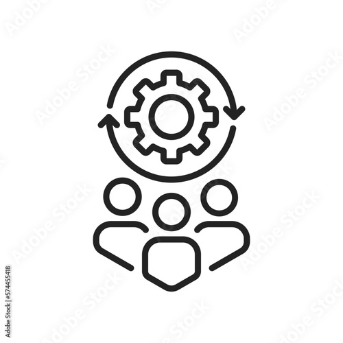 tech staff icon like technical committee or leadership