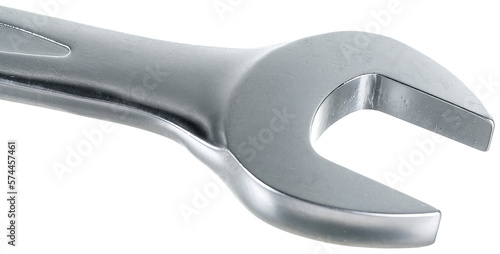 adjustable wrench isolated on white background photo