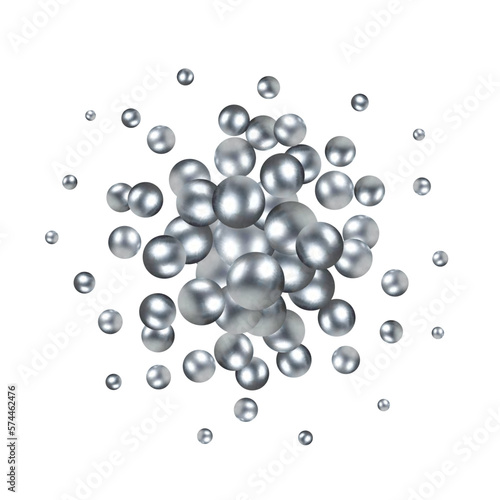 Colored pearls. Abstract vector background. eps 10