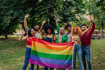 People celebrate pride month